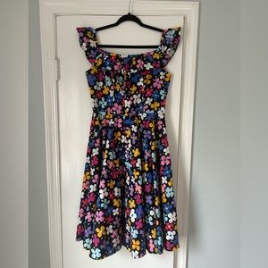 New with Tags Unique Vintage 1950s Retro Daisy Dress